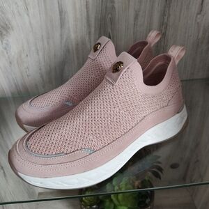 Kurt Geiger Women's Slip-On Knit Sneakers - Blush Pink SZ 38